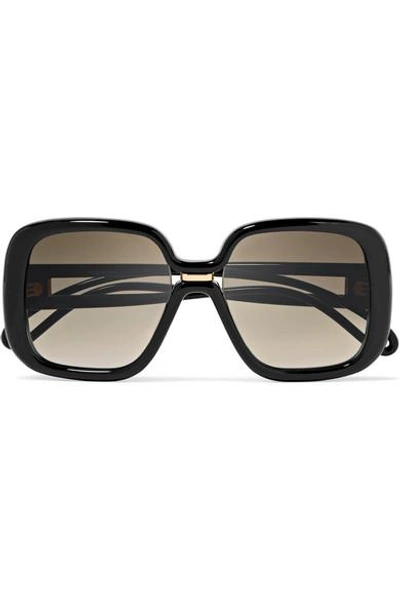 Shop Givenchy Square-frame Acetate Sunglasses In Black