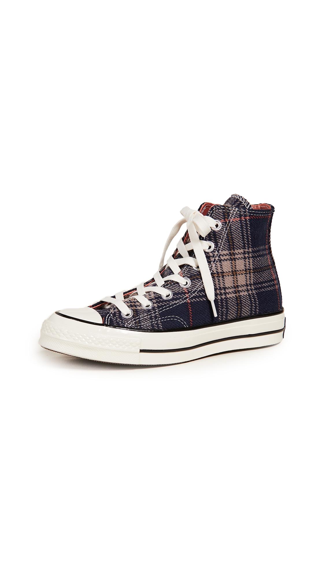 converse elevated plaid