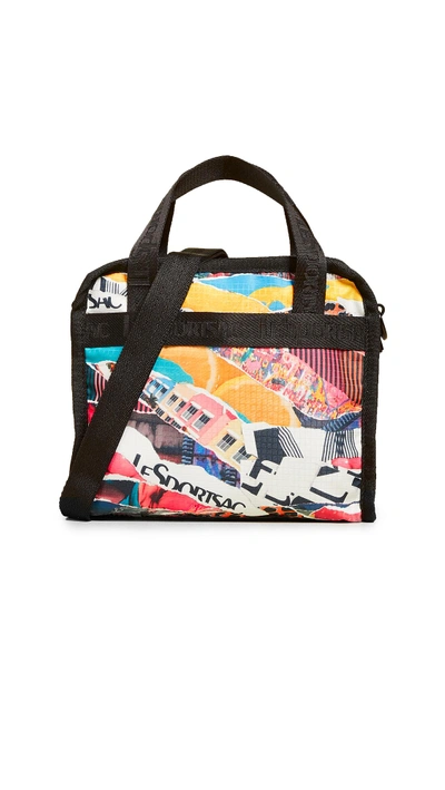 Shop Lesportsac Gabrielle Small Box Crossbody Bag In Y2k Collage