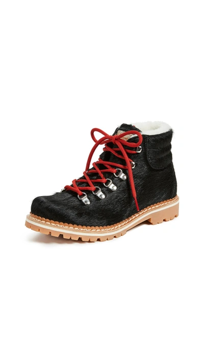 Shop Montelliana Margherita Hiker Boots In Black