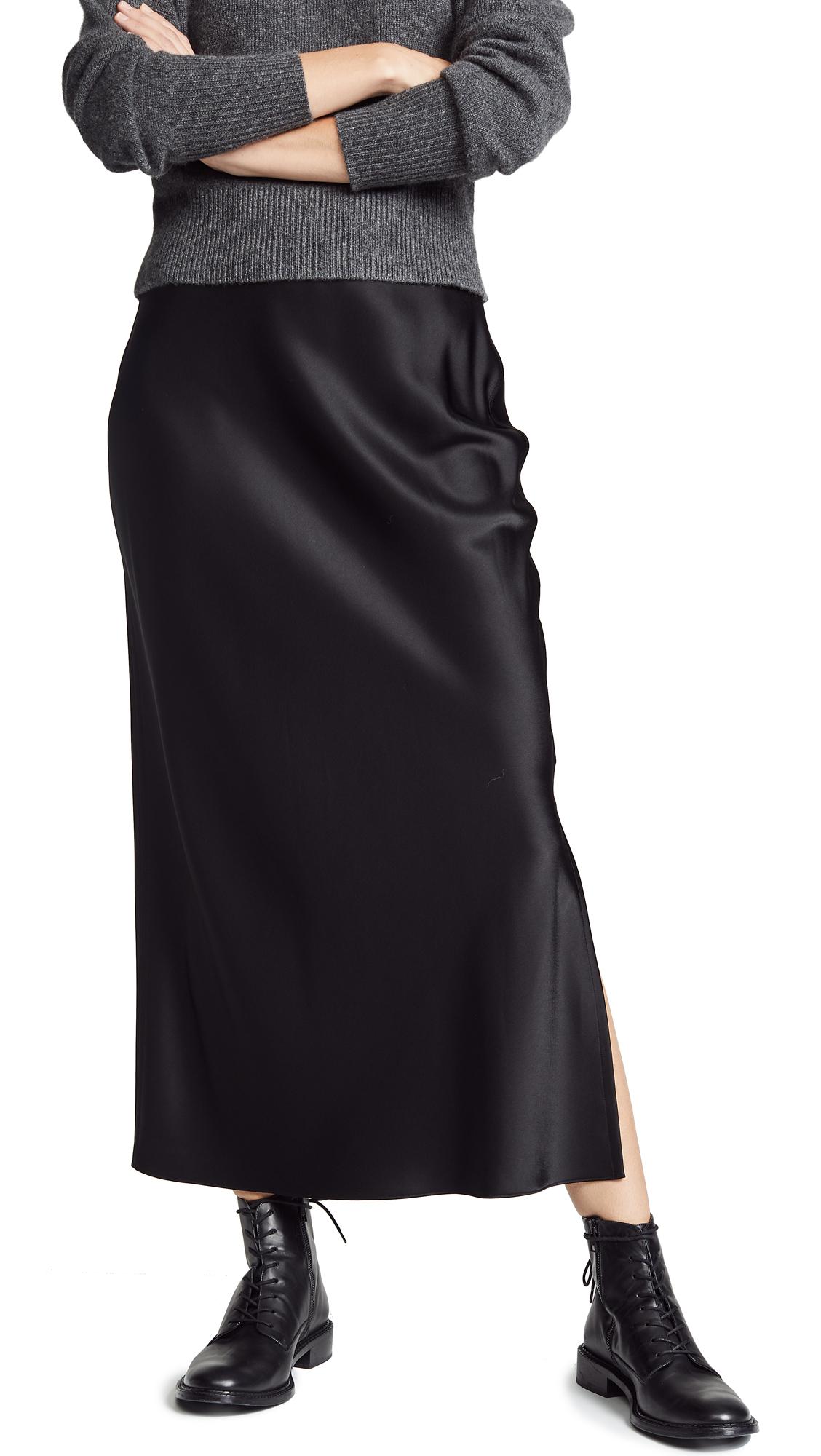maxi slip skirt