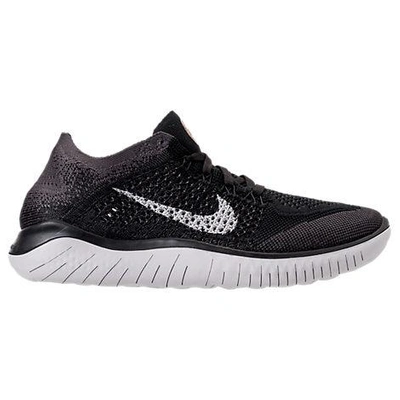 Shop Nike Women's Free Rn Flyknit 2018 Running Shoes, Black - Size 6.0