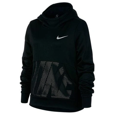 Shop Nike Girls? Therma Training Pullover Hoodie, Blue