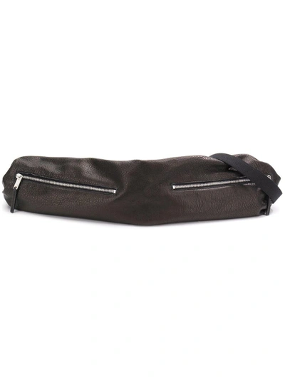 Shop Rick Owens Zipped Belt Bag - Black