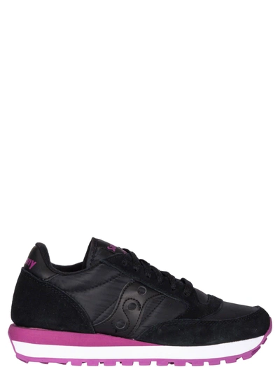 Shop Saucony Jazz Sneakers In Black/pink