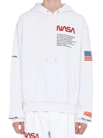 Heron Preston 'nasa' Hoodie In White | ModeSens