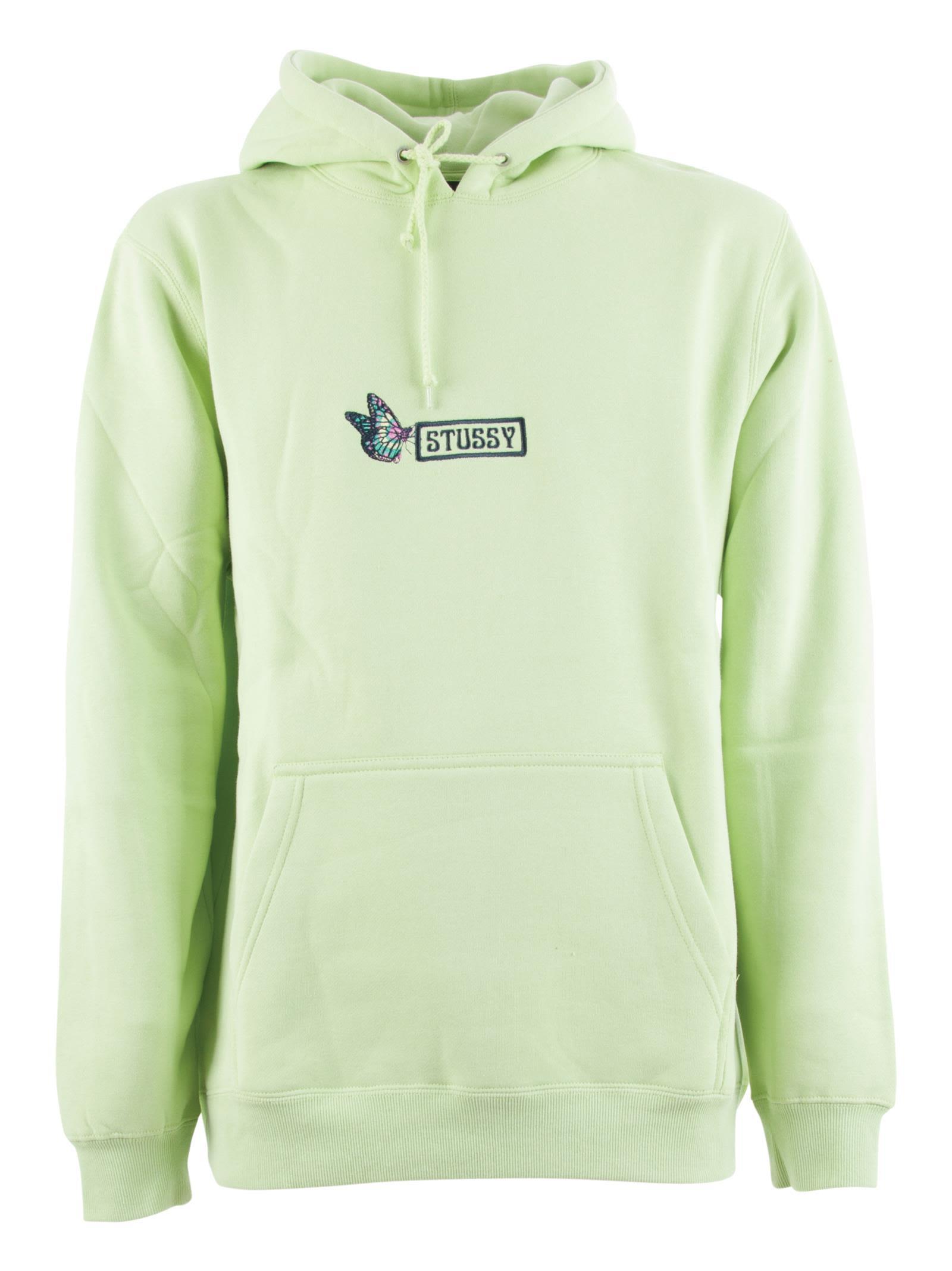 stüssy butterfly applique hood