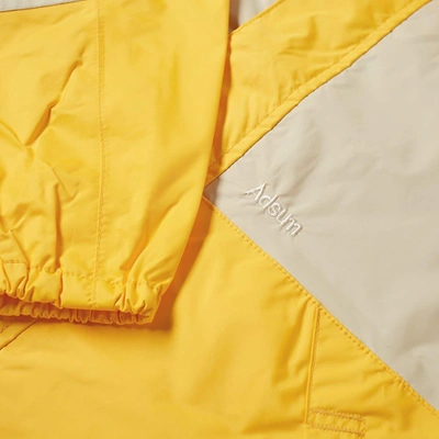 Shop Adsum Zip Through Anorak In Yellow