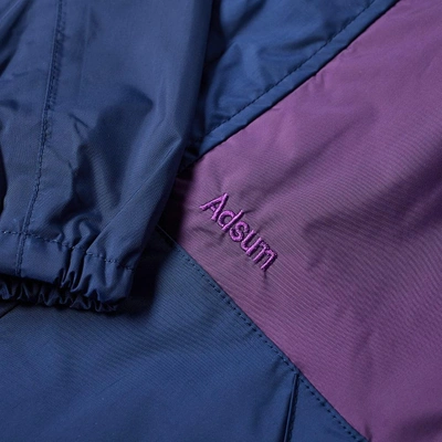 Shop Adsum Zip Through Anorak In Blue