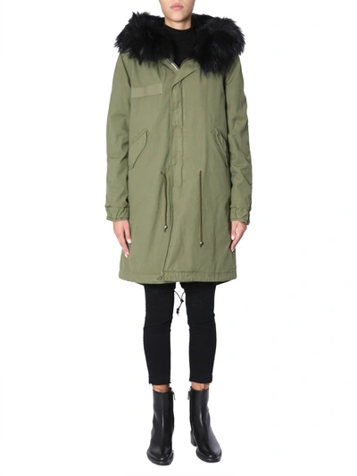 Shop Mr & Mrs Italy Army Parka In Military Green