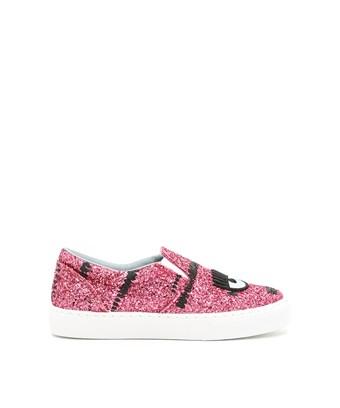 womens pink glitter sneakers
