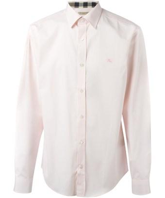 burberry shirt mens pink