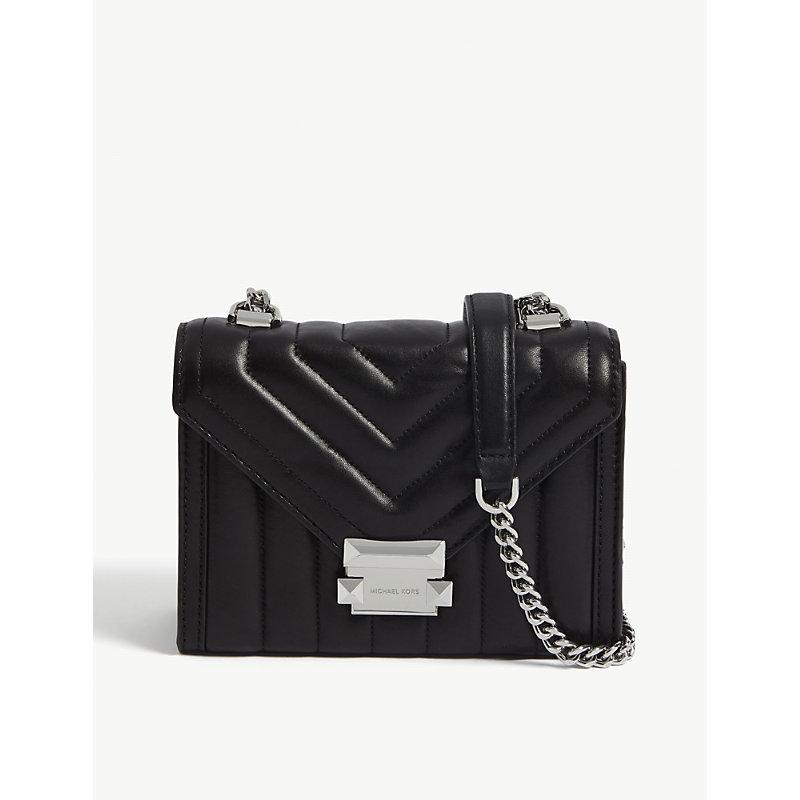 michael kors whitney small leather shoulder bag