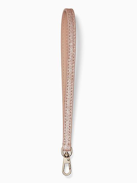 gold glitter wristlet