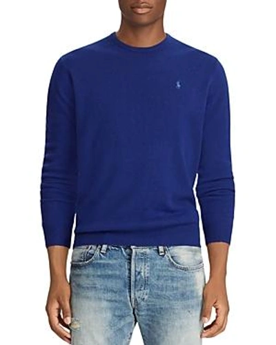 Shop Polo Ralph Lauren Crewneck Cashmere Sweater - 100% Exclusive In Royal