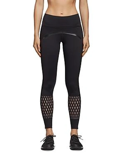 Shop Adidas By Stella Mccartney Train Believe This Mesh-inset Leggings In Black