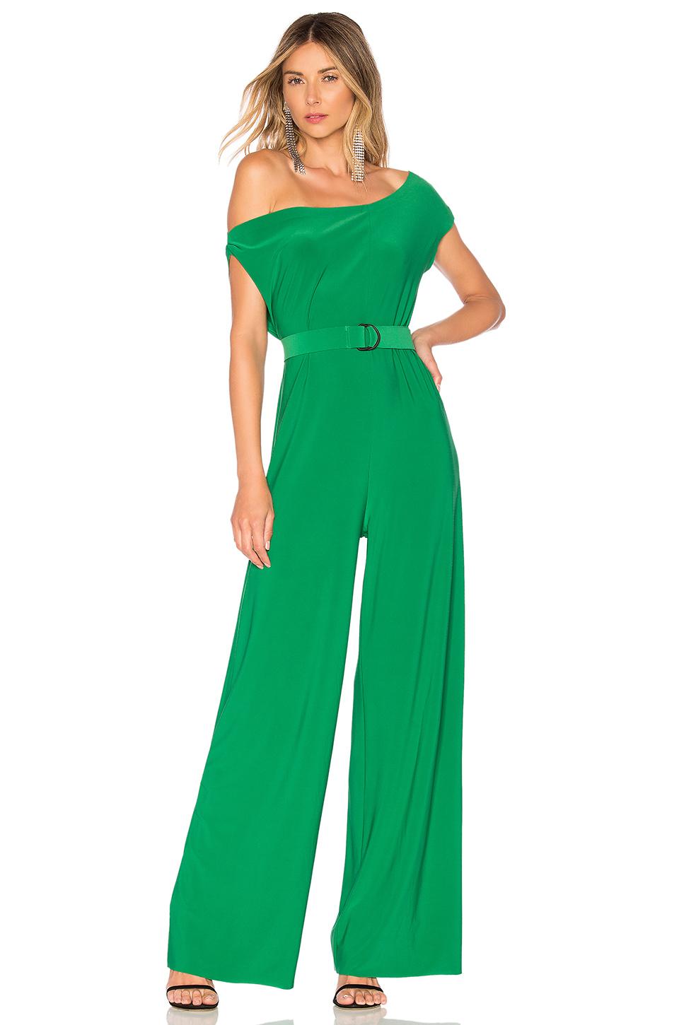 norma kamali one shoulder jumpsuit
