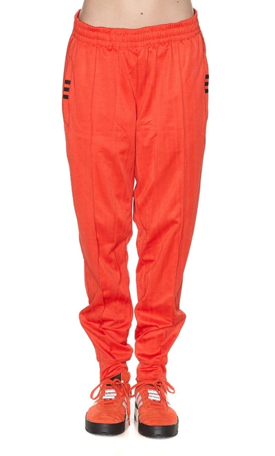 Shop Adidas Originals By Alexander Wang Track Pants In Orange