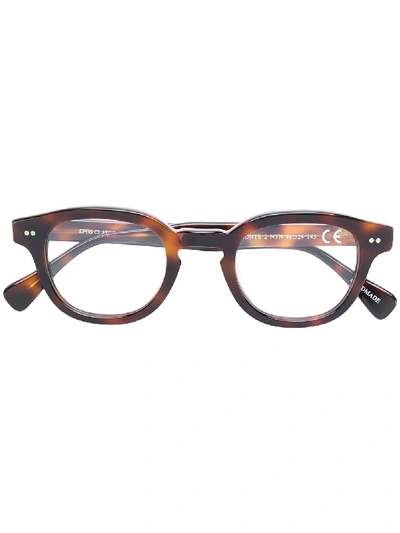 Shop Epos Bronte Glasses In Brown