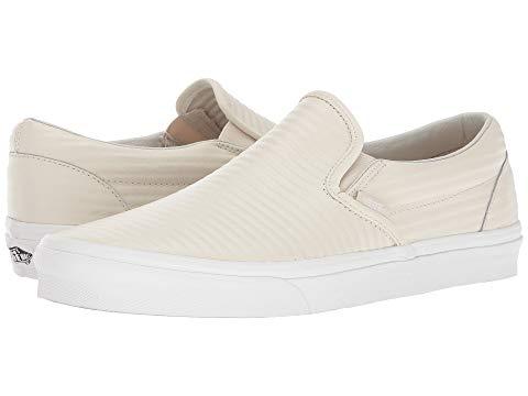 vans classic slip on blanc