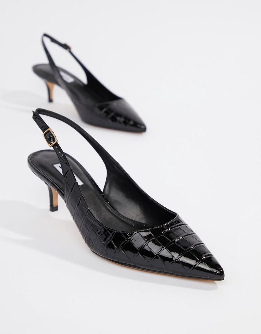 dune casanna kitten slingback heels