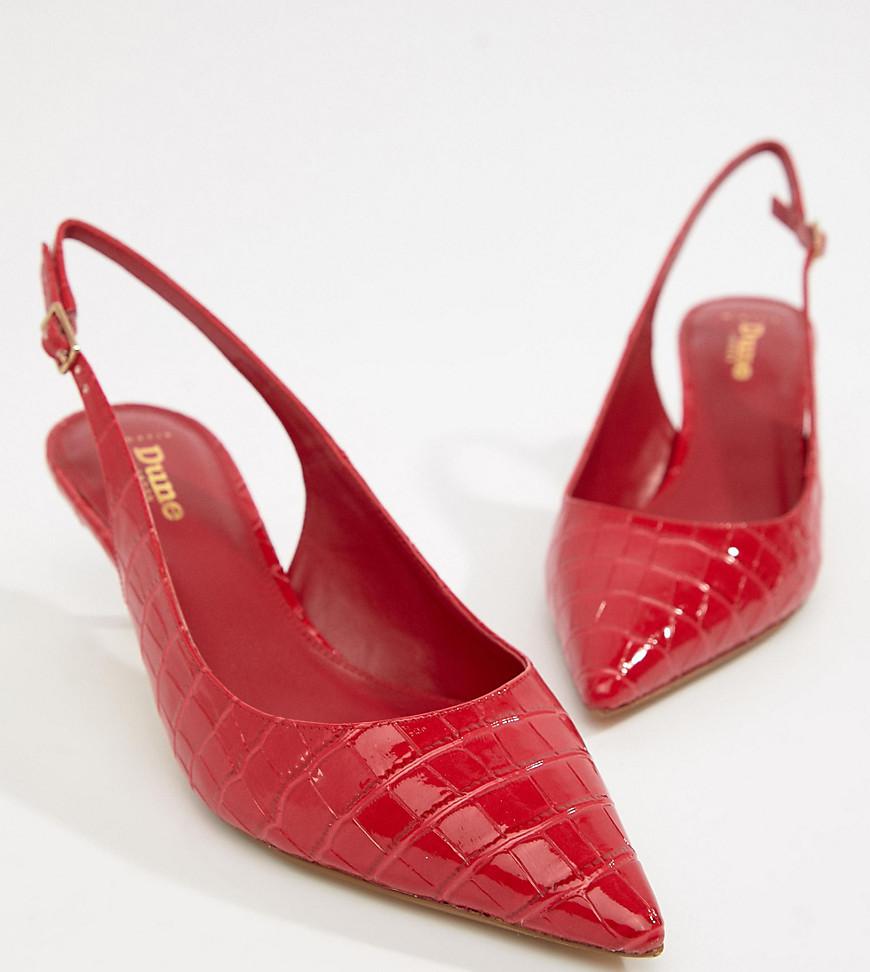 dune casanna kitten slingback heels