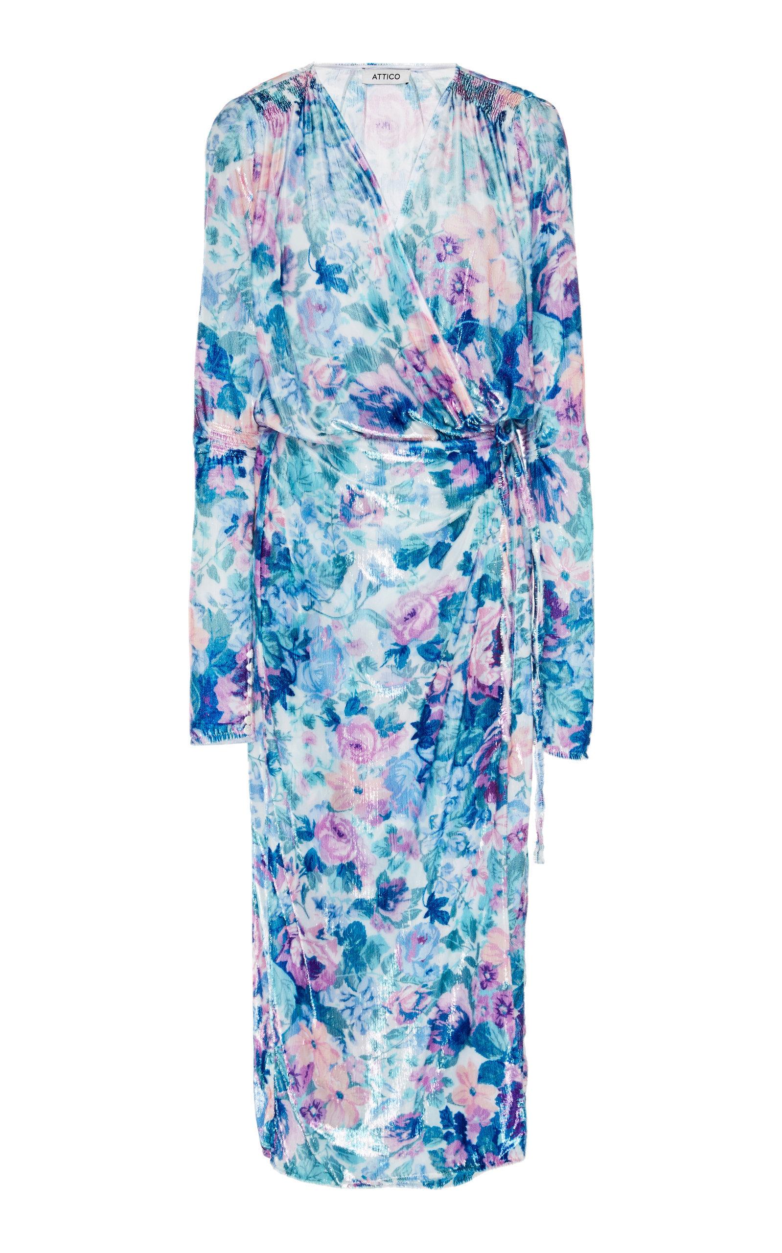 attico wrap dress