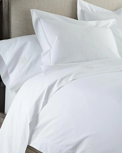 Shop Matouk Positano Hemstitch Standard Sham In White