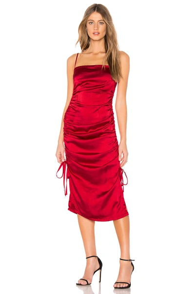 Shop About Us Ariel Maxi Dress In Red.
