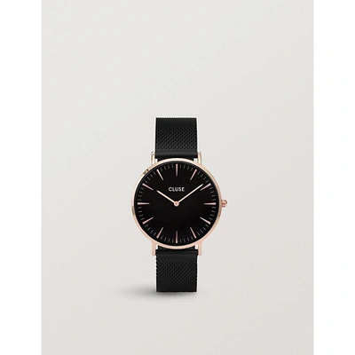 Shop Cluse Cl18034 Rose Gold-plated Watch