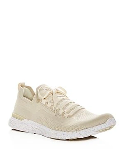 Shop Apl Athletic Propulsion Labs Women's Techloom Bliss Knit Slip-on Sneakers In Blush