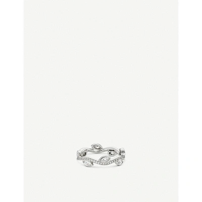 Shop De Beers Adonis Rose Platinum And Diamond Ring