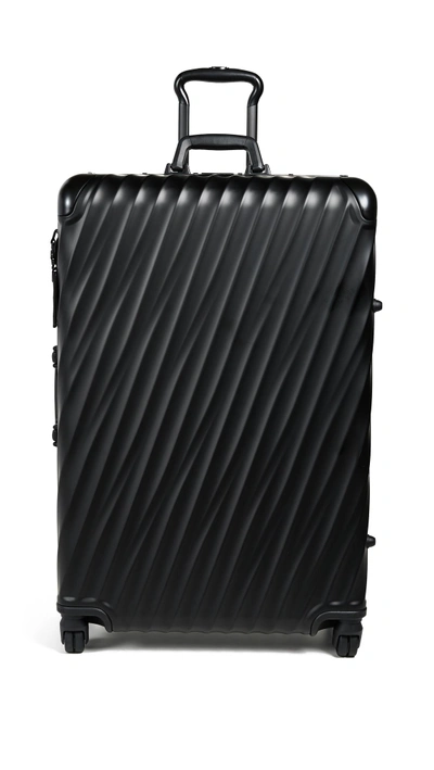 Shop Tumi 19 Degree Aluminium Extended Trip Packing Case In Black Matte