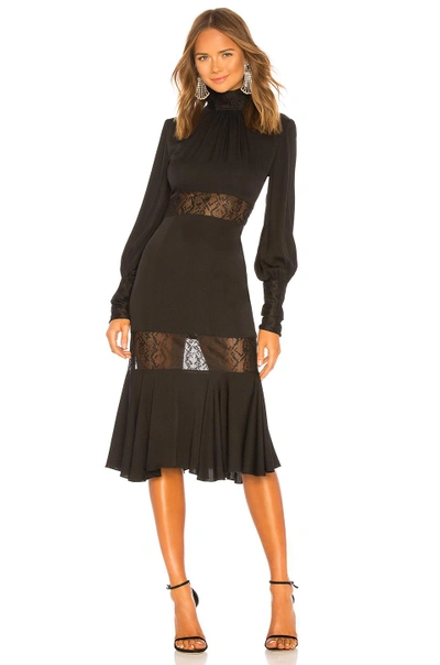 Shop Milly Arianna Dress In Black