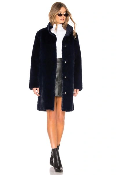 Mina faux shop fur coat