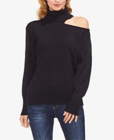 Vince camuto one shoulder turtleneck sweater clearance