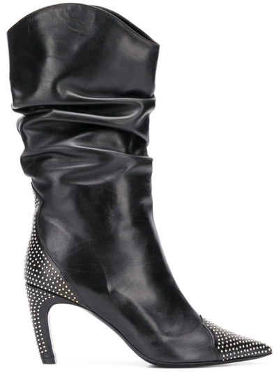 Shop Aldo Castagna Mid-calf Boots - Black