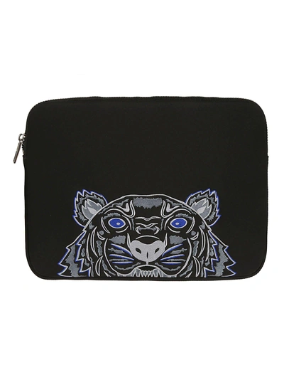 Shop Kenzo Tiger Laptop Bag In Black