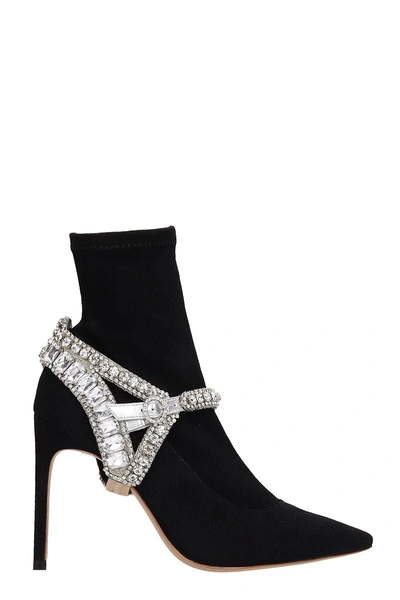 Shop Sophia Webster Lorena Black Suede Ankle Boot