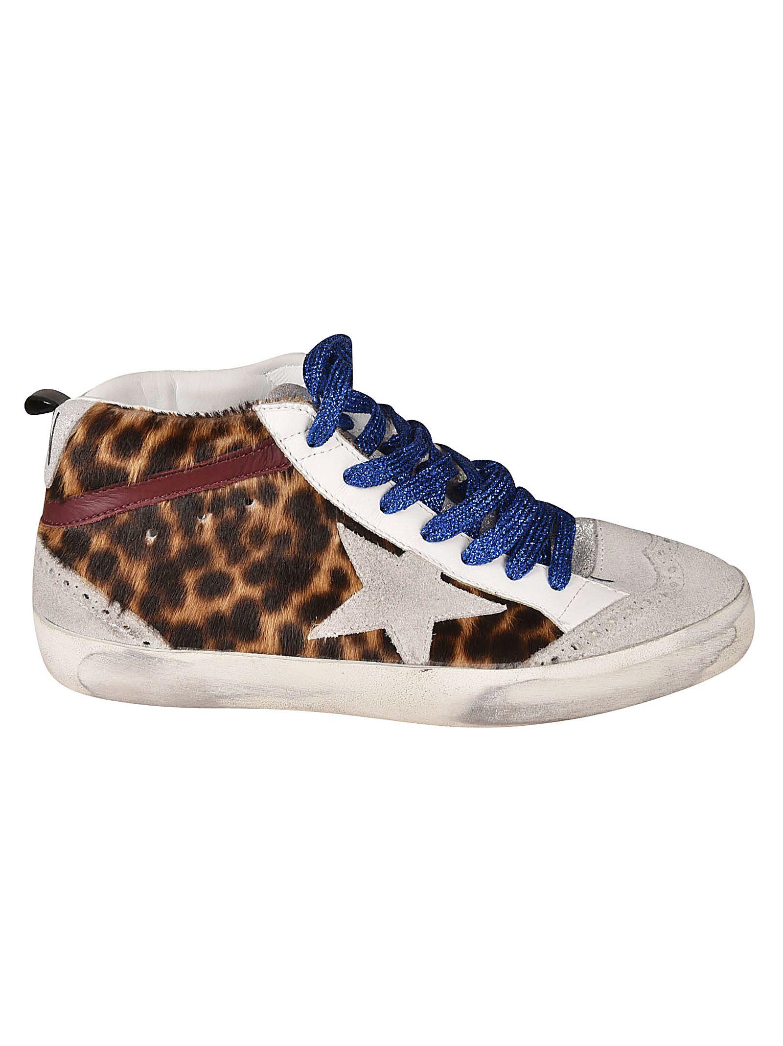 golden goose hi star tiger leopard sneakers