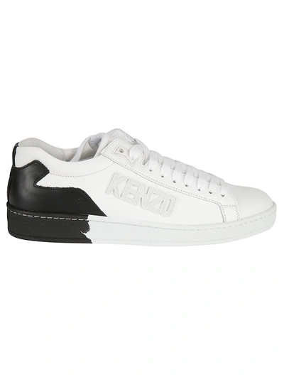 Shop Kenzo Tennix Sneakers In Black