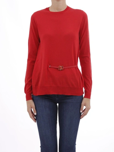 Shop Alyx Red Sweater With Buckle