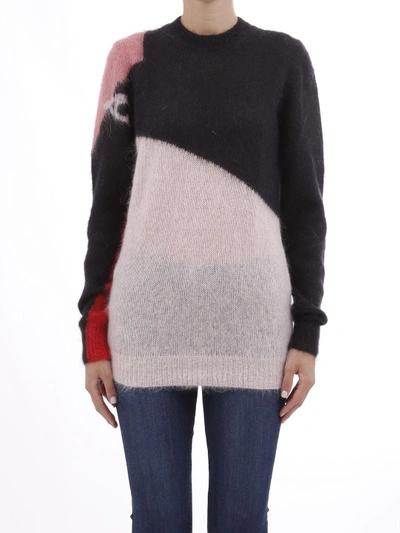 Shop Alyx Sweater With Geometric Colors In Multicolor