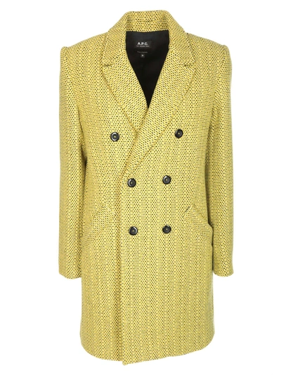 Shop Apc A.p.c. Joan Double Breasted Coat