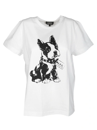 Shop Apc A.p.c. Printed Dog T-shirt