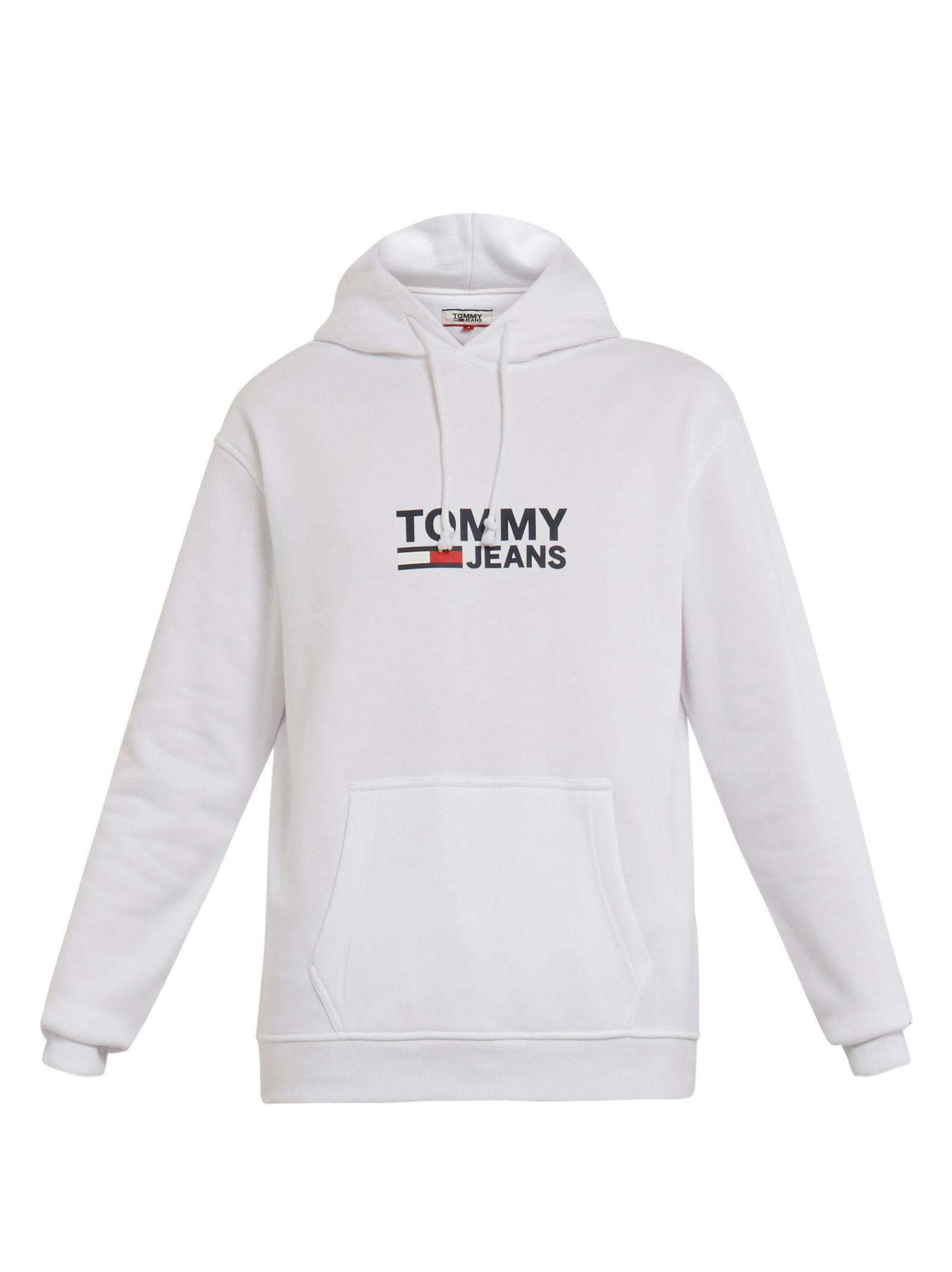 tommy jeans hoodie white