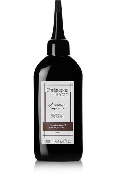 Shop Christophe Robin Temporary Color Gel Dark Chestnut, 100ml - One Size In Colorless