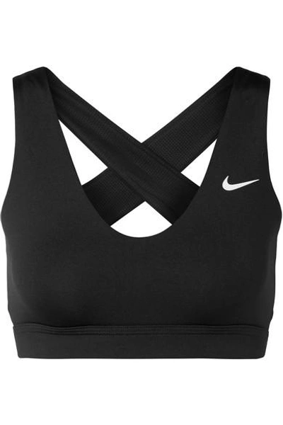 Shop Nike Indy Stretch Sports Bra In Black