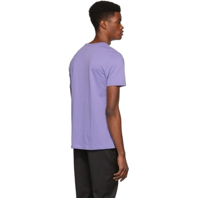 Shop Ps By Paul Smith Purple Zebra T-shirt In 52.lilac