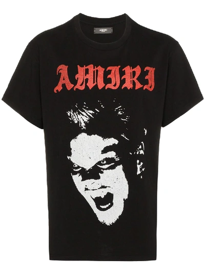 Shop Amiri Lost Boy Print T-shirt - Black